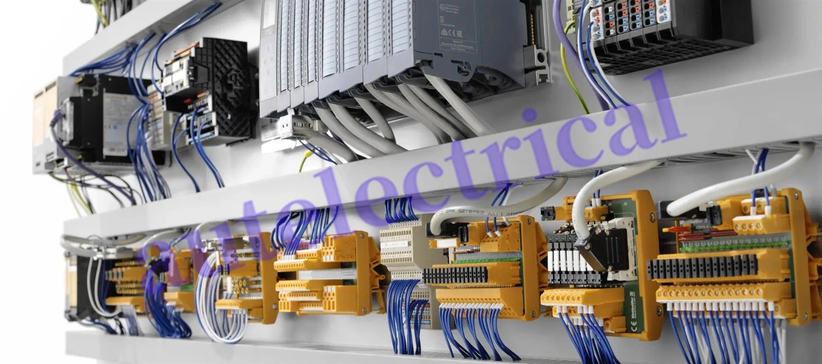 The PLC component installed in the cabinet.jpg